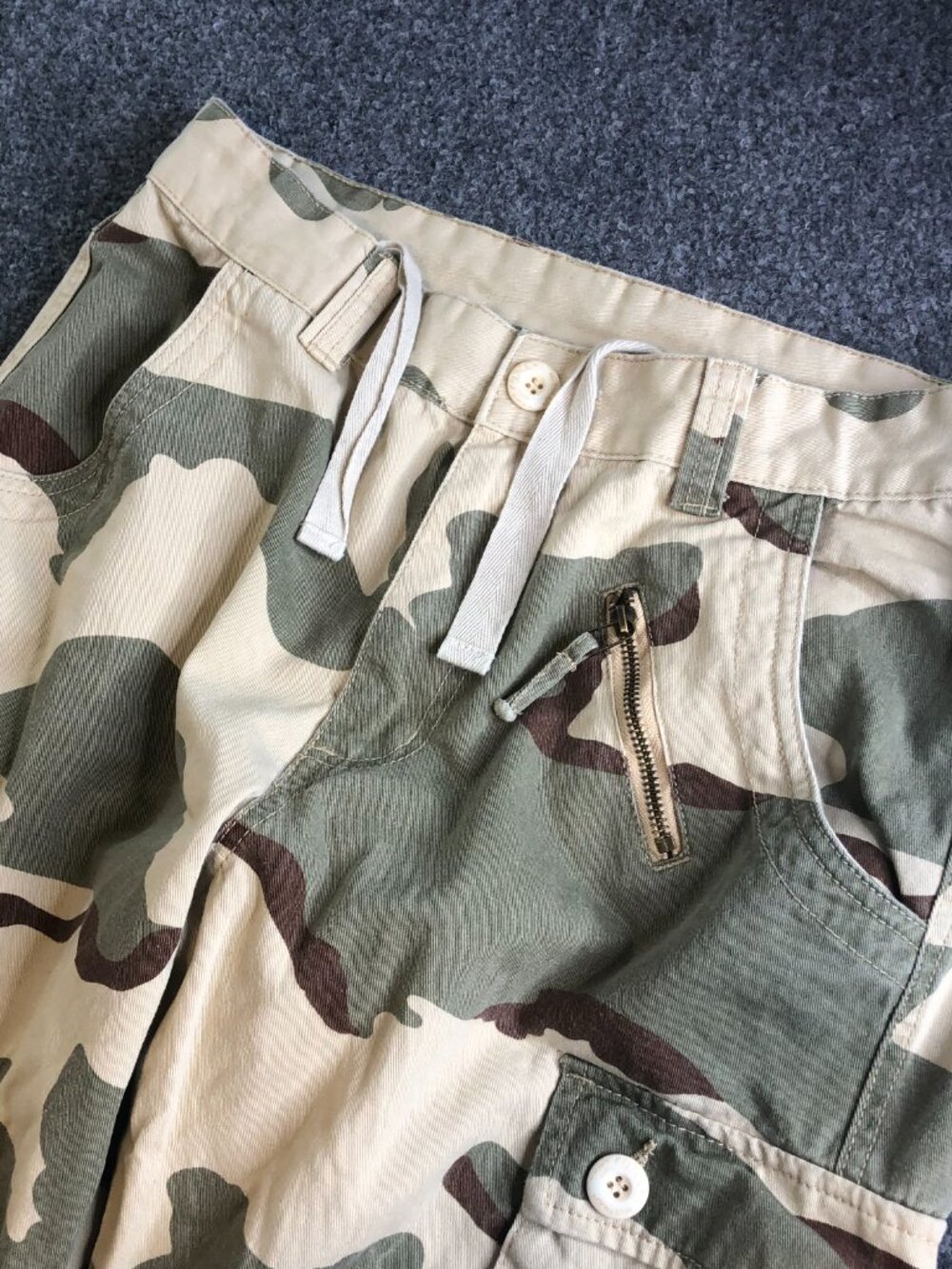 Vintage Mustway Pants Mens 32x30 Camo Cargo Utility Military Outdoor Paratrooper - Picture 4 of 14